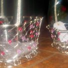 Wire & Beaded Heart Storage Baskets (2) - DDwb