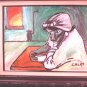 Morning Coffee Folk Art - AFMHmc