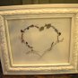 Shabby Chic Pressed Flower Heart - CRsc