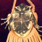 Turquoise Turtle Shell Pouch - EMtt