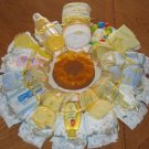 Medium Yellow Diaper Wreath  - THmyw