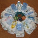 Medium Boy Diaper Wreath  - THmbw