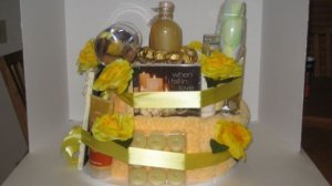 Bridal Bath Towel Cake  - THbb