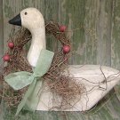 Wooden Frosted Goose - CWG50053