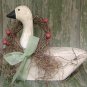 Wooden Frosted Goose - CWG50053
