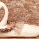 Wooden Sitting Swan - CWG50141