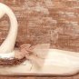 Wooden Sitting Swan - CWG50141