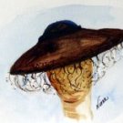 Hat 2 Watercolor - NWh2