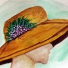 Hat 3 Watercolor - NWh3