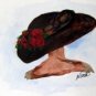 Hat 4 Watercolor - NWh4