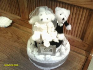 Wedding Towel Cake - TLCwt