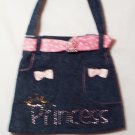 Blue Denim Princess Purse - PPbd
