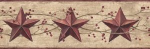Berry Star Wall Border - CWG98891