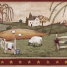 Country Bath & Sheep Wall Border - CWG16379