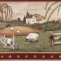 Country Bath & Sheep Wall Border - CWG16379