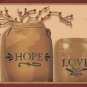 Faith Hope Love Crocks Natural  Wall Border - CWG90767