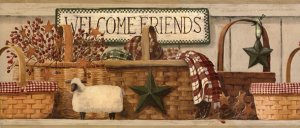 Welcome Friends Wall Border - CWG86166