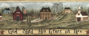 God Shed His Grace Wall Border - CWG71149