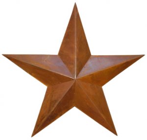 Rusty 42" Barn Star - CWGKK5707A42