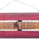 God Bless America Flag Plaque - CWGJHE5613