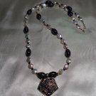 Coin Pearls Necklace with Pendant  - DZcp