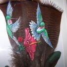 Hummingbird Framed Feather Art - OWhu