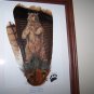 Standing Bear Framed Feather Art - OWsb