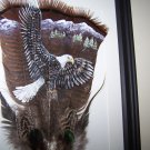 Bald Eagle Framed Feather Art - OWbe