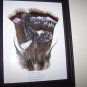Bald Eagle Framed Feather Art - OWbe