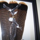 Bald Eagles in Flight Framed Feather Art - OWea