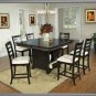 7 Pc Modern Espresso Dining Room Table & Chairs Set TBQD886