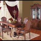 7 Pc High End Cherry Dining Room Table and Chairs Set ZBMYD012