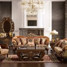 2PC Formal Luxury Sofa and Love Seat Traditional Living Room Set ZHD379