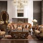 2PC Formal Luxury Sofa and Love Seat Traditional Living Room Set ZHD379