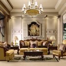 3 Pc Luxury Sofa, Loveseat and Chair Traditional Living Room Set ZHD1713