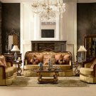 3 Pc Luxury Sofa, Loveseat and Chair Traditional Living Room Set ZHD3114