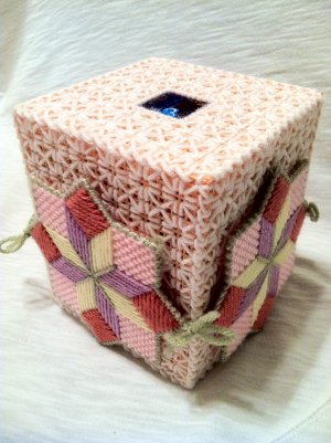 Tissue Box - Pink Star