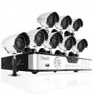 8 Channel CIF Real-Time DVR & 8 Sony CCD Camera Security Surveillance System-No HD