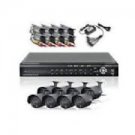 16CH H.264 DVR & 8 CMOS 480 TVL 30ft Night Vision Weatherproof Security Cameras and No Hard Drive
