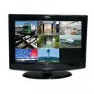 19" LCD Monitor Built-in 8 CH H.264 Real-time DVR - iPhone & Android No Hard Drive