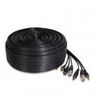50ft AWG24 Premade Siamese CCTV Video + Power Cable