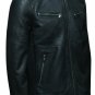 Men&acirc;��s Black Sheep Leather Biker Jacket BKM-285110