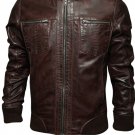 Men Brown Leather Jacket
