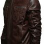 Men Brown Leather Jacket