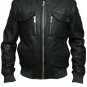 Men bomber leather Jackets