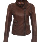 Women Leather Biker jackets (BKW-285204)