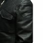 Men black leather jackets