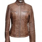 Ladies leather jackets ( BKW-285220 )