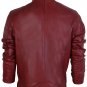 Men Red Sheep Leather Jacket