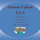 Content Upload 3 to 5